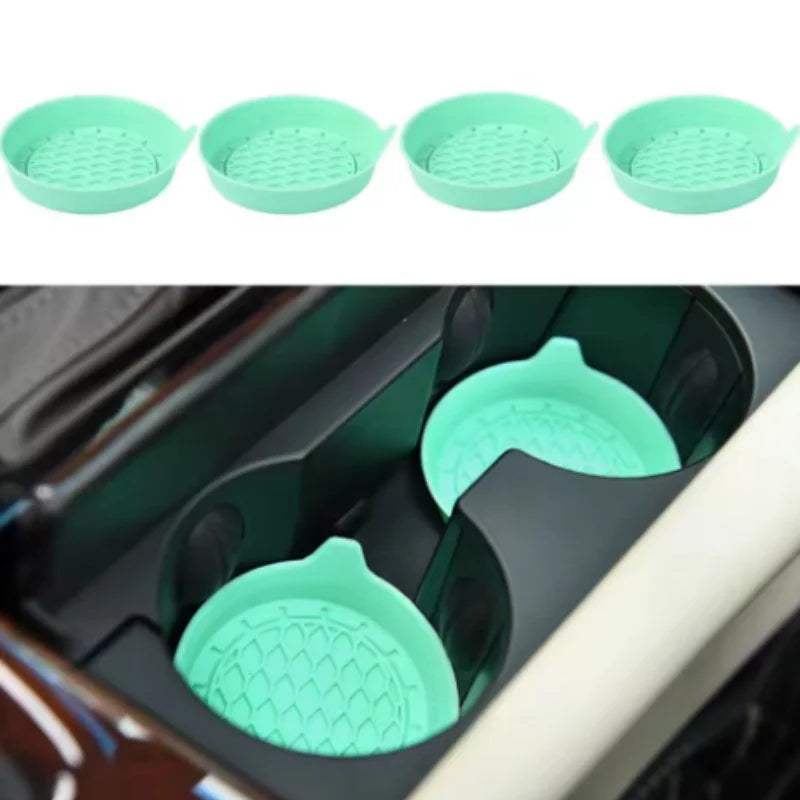 Non-Slip Silicone Car Cup Coaster Mat – Auto Drink Holder Pad for Interior Protection & Decoration Accessories