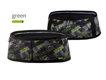 MAP BROTHER W1001 Woven Elastic Sports Waist Bag – Running, Triathlon, Marathon & Cycling Number Belt Pack