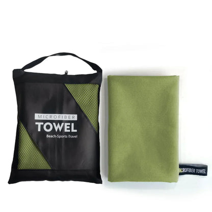 Quick-Dry Microfiber Towel – Ultra Absorbent, Compact & Sandproof Sports Towel for Gym, Beach & Travel
