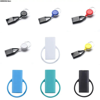 3 Styles Silicone Lighter Protective Covers - Lighter Holder Sleeves with Retractable Keychain, Regular Size Smoking Accessories