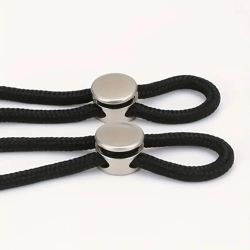 6-Pack No-Tie Shoelace Locks – Spring-Loaded Easy Install Fasteners for Athletic & Casual Shoes, Secure Elastic Lace System