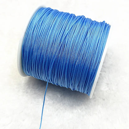 Nylon Macrame Cord Thread (0.4–1.5mm) – Braided DIY Bracelet, Beading & Tassel String