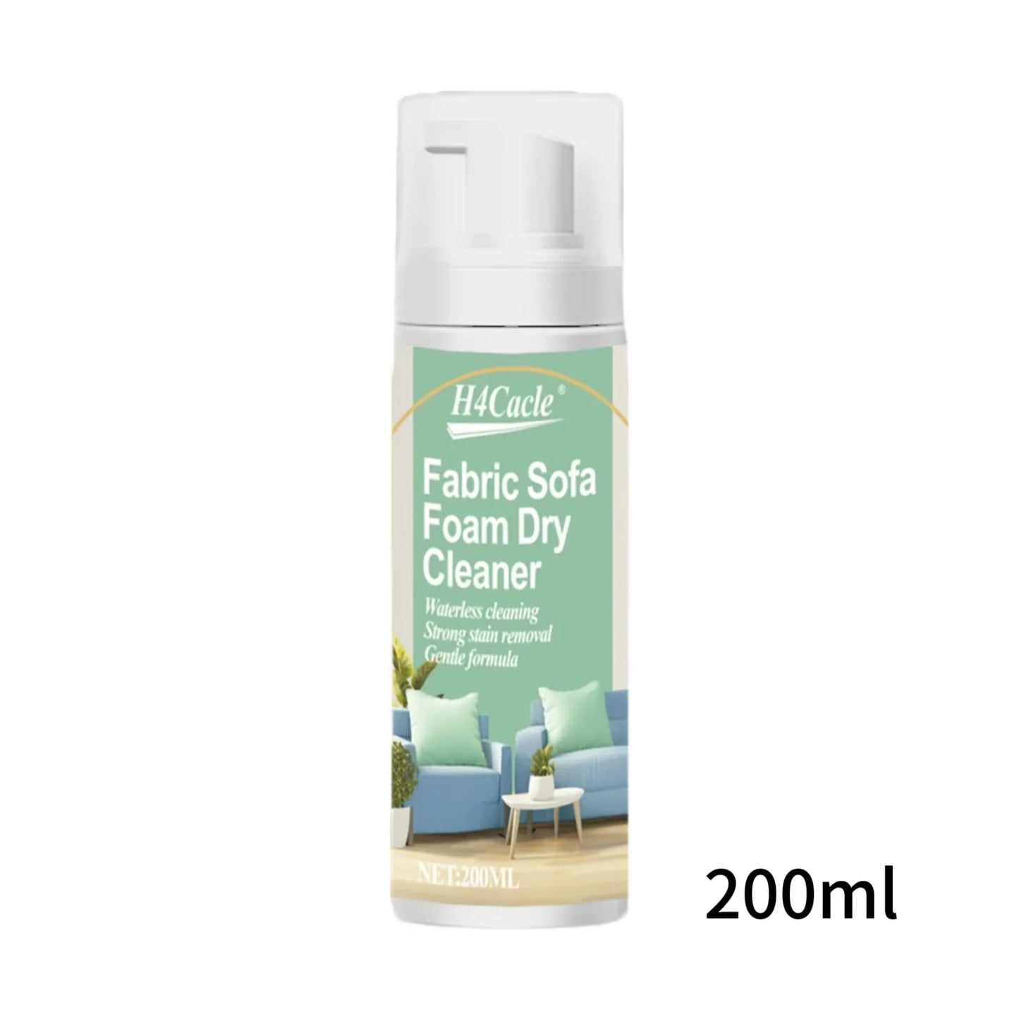 Fabric Sofa Foam Dry Cleaner – Multi-Functional No-Water Stain Remover for Upholstery, Carpet, Curtains & Clothing Care