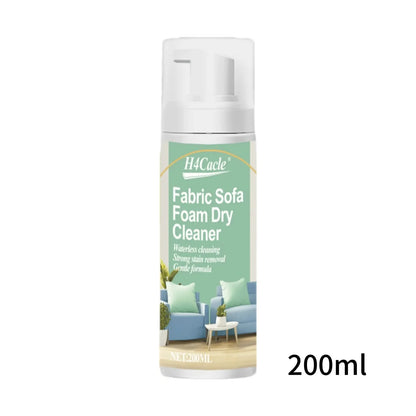 Fabric Sofa Foam Dry Cleaner – Multi-Functional No-Water Stain Remover for Upholstery, Carpet, Curtains & Clothing Care