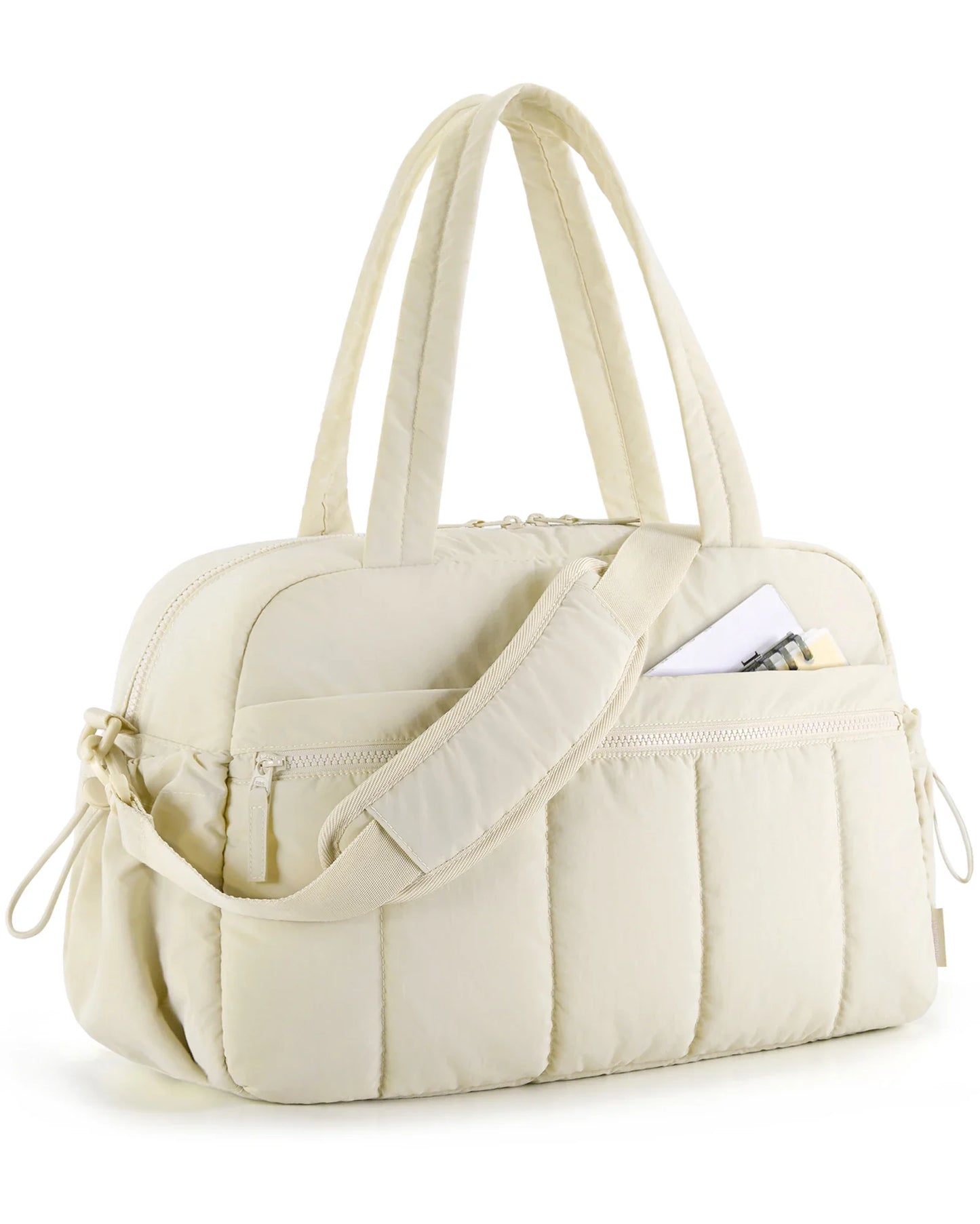 BAGSMART Travel Duffel Gym Bag for Women – Waterproof Carry-On Weekender with Wet Pocket & Cabin Luggage