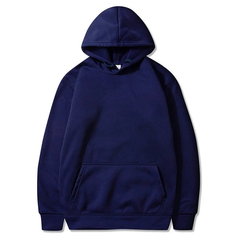 Solid Color Pocket Hoodie Sweatshirt - Unisex Casual Sports Pullover For Men And Women Multi Color Fashion Wear