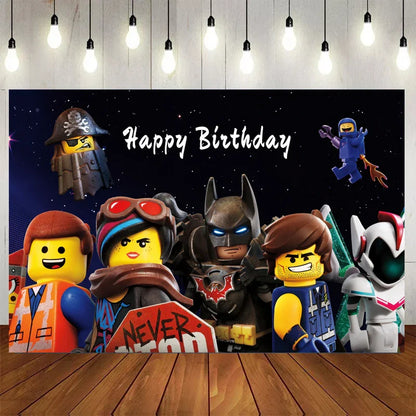 Hot Robot Roblox Kids Party Supplies Set – Disposable Tableware with Paper Plates, Cups, Balloons for Birthday & Baby Shower Decorations