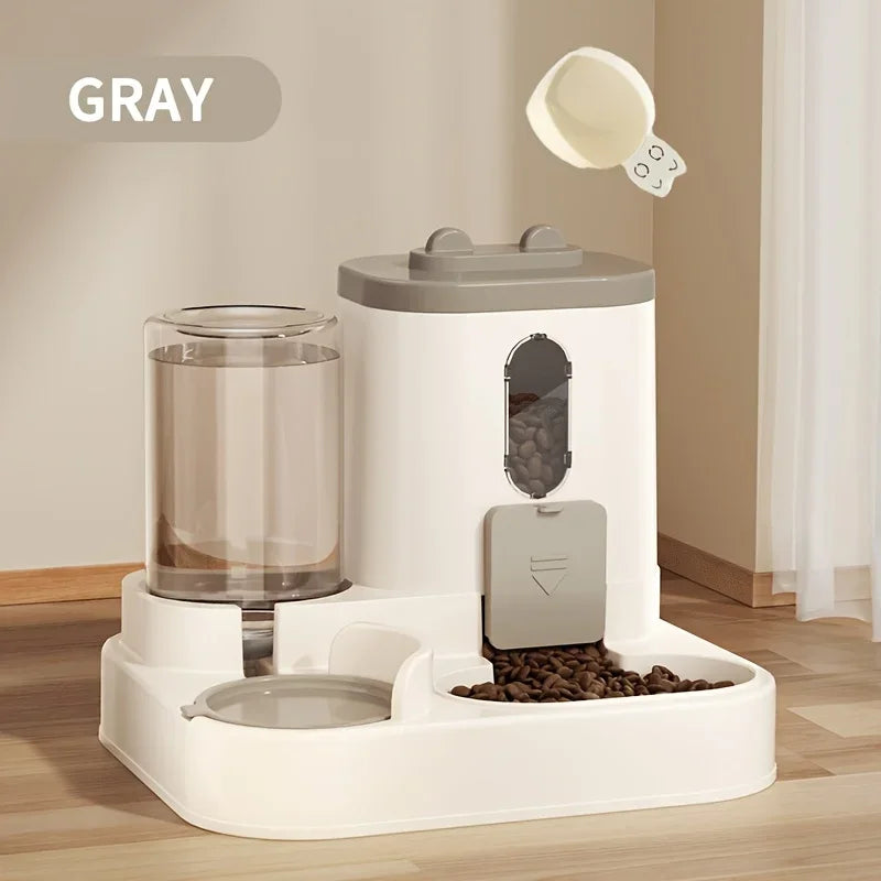 2-in-1 Cat Food and Water Feeder – Fully Automatic Pet Dispenser