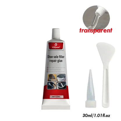 Waterproof Shoe Sole Repair Glue - Transparent Strong Adhesive Sealant for Rubber Crack Repair