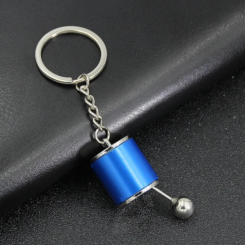 Mini Turbocharger Keychain - Spinning Turbine Keyring for Car Interior Accessories & Key Fob