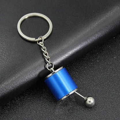Mini Turbocharger Keychain - Spinning Turbine Keyring for Car Interior Accessories & Key Fob
