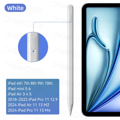 2024 iPad Stylus Pencil with Palm Rejection for iPad Air 11/13, M2 Pro 13/11, Air 3/4/5, Mini 5/6 & 5th-10th Gen