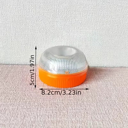 1/2PC LED Car Emergency V16 Light – Portable Magnetic Induction Strobe for Road Accidents & Warning