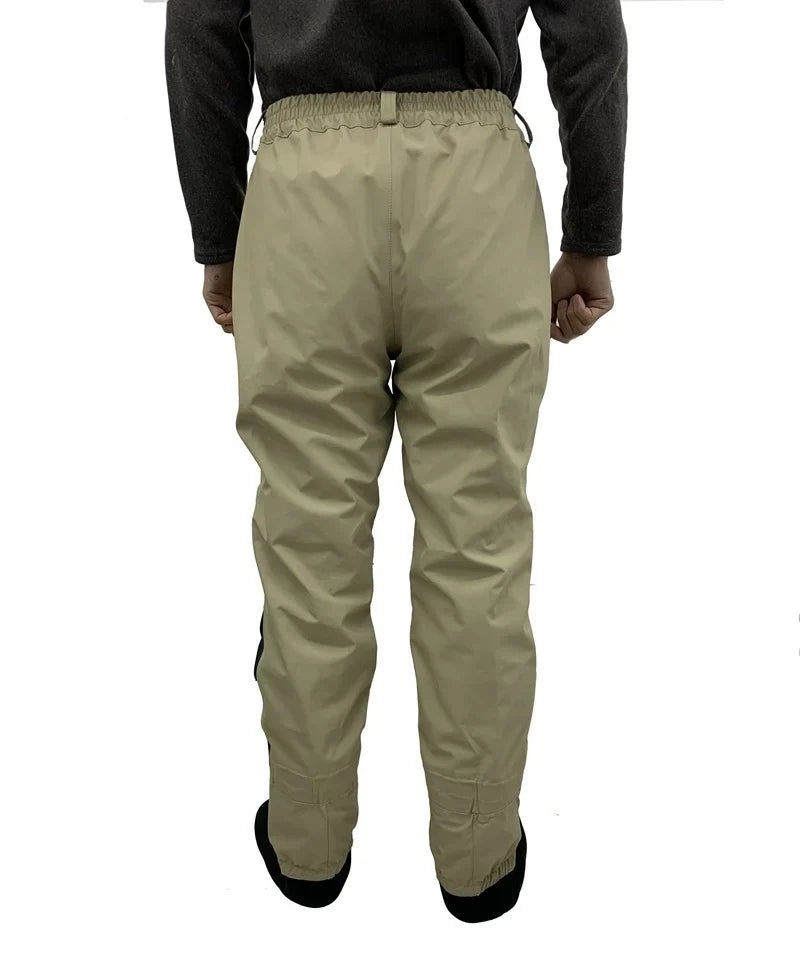 3 Layer Breathable Waterproof Fly Fishing Waist Waders – Stockingfoot High Pant Waders for Duck Hunting & Wading