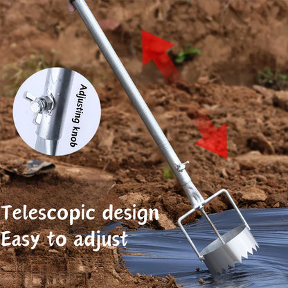 Plastic Film Perforator Tool - Telescopic Punch for Garden, Horticulture & Agricultural Planting