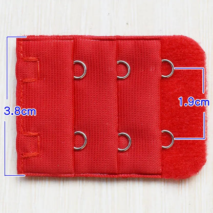 3.8cm 2-Hook Bra Extender Clip – Adjustable Back Belt Buckle for Women’s Underwear & Soft Bra Extension