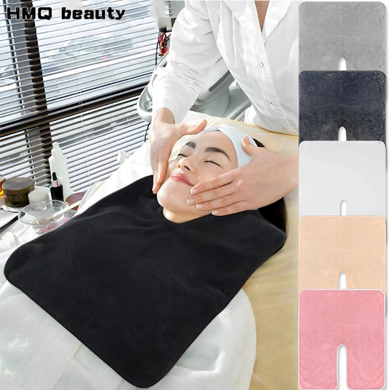 U-Shape Microfiber Towel — Salon Spa Facial & Neck Treatment Cosmetic Accessory