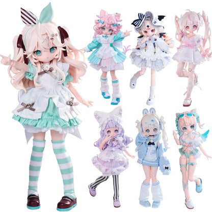 Wanmeng Sugary Girls 1/8Mjd Blind Box – Movable Doll Action Figure Collectible Toy Gift