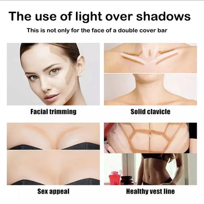 Foundation and Concealer Pen – Long-Lasting Dark Circles Corrector and Contour Stick Makeup