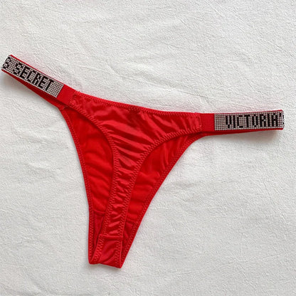 2024 New Women's Underwear – Smooth Low-Waisted Sexy Thong, Breathable, Shiny, Comfortable & Attractive Design