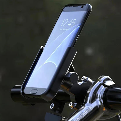 Aluminium Alloy Shockproof Mobile Phone Holder – Motorbike & Electric Car Navigation Mount for Riding & Delivery
