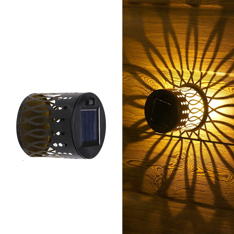 2026 Solar Outdoor Wall Light - Waterproof Projection Lamp for Yard, Patio & Landscape Decor