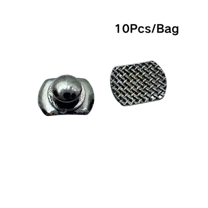 Orthodontic Lingual Button & Crimpable Hook Set – Metal Bondable Dental Traction Eyelets & Accessories for Dentistry Use