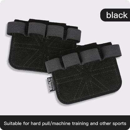 Leather Weightlifting Training Gloves with Palm Protection for Men & Women – Gym Workout, Pull Ups & Fitness Grips