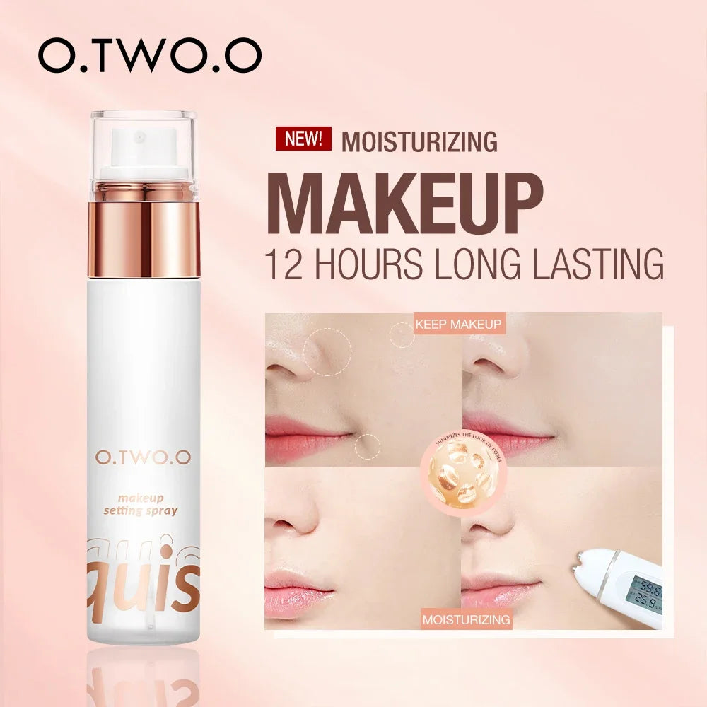 O.TWO.O Makeup Setting Spray – Long-Lasting Moisturizing Finish with Instant Film Formation & Makeup Lock