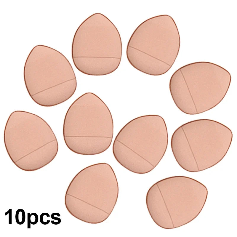 5/10PCS Mini Finger Puff Sponges – Small Air Cushion Makeup Applicators for Foundation & BB Cream