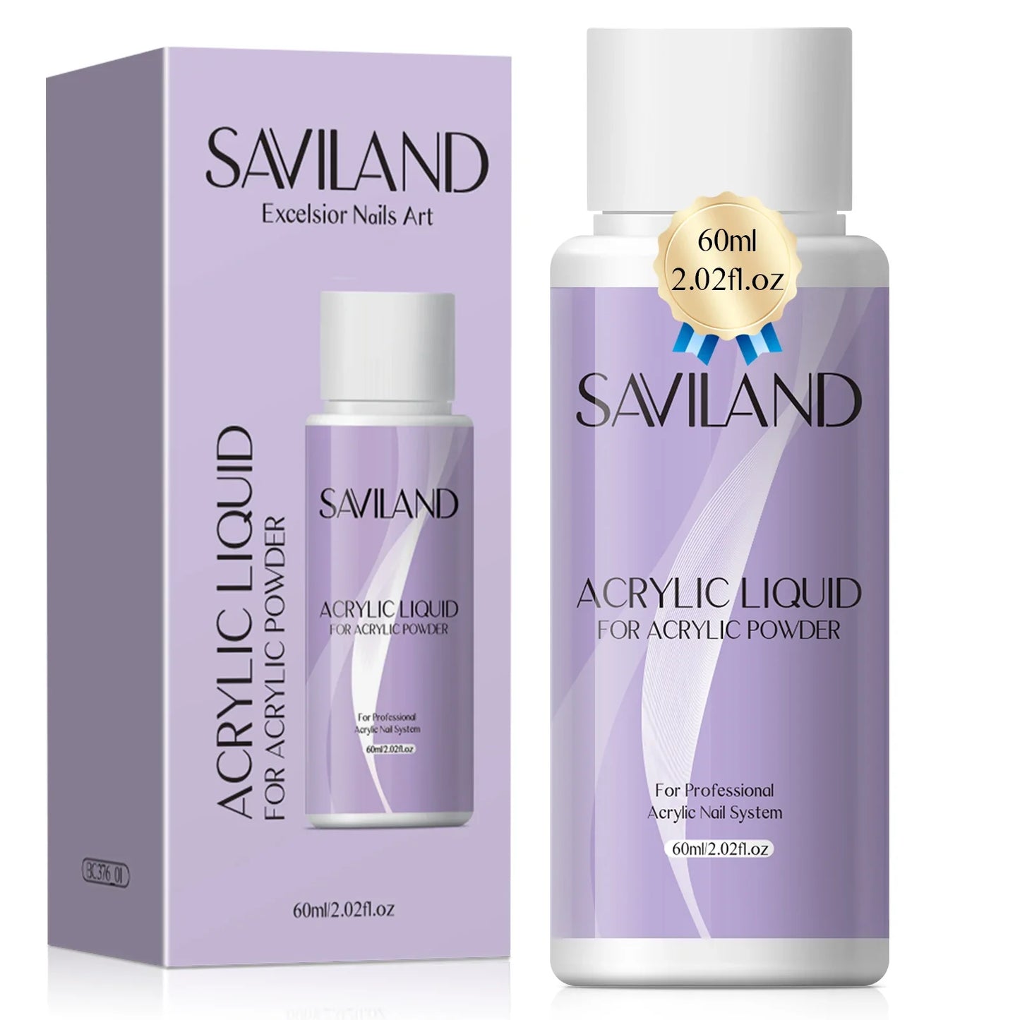 Saviland Acrylic Nail Monomer Liquid 60–500ml – Professional Large Capacity Nail Liquid for DIY Crystal Nail Art Extension System