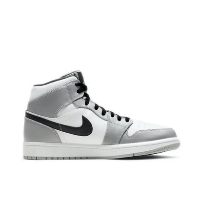 Nike Air Jordan 1 Mid – Original Retro Basketball Sneakers for Men | Classic Black & Red Colorway