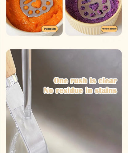 Manual Potato Masher — Stainless Steel Fruit & Vegetable Crusher, Food Mashing Tool for Kids, Kitchen Gadget