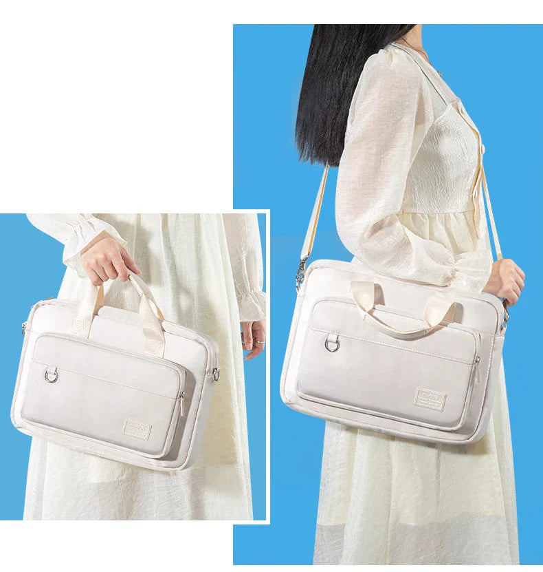 Universal Laptop Shoulder Bag for Men and Women - Fits 13, 14, 15.6 Inch Models Including MacBook Air/Pro and Surface - Compatible with Acer, ASUS, Toshiba