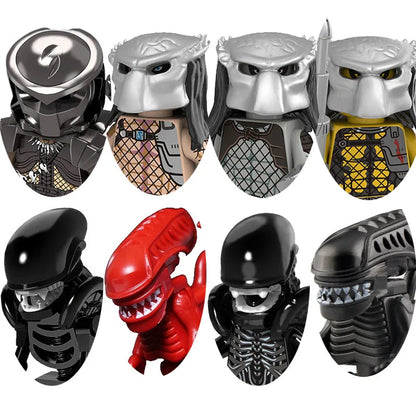 Terminator vs Predator & Alien Building Blocks – Robot War Action Figure Toy for Kids