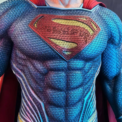 DC Series Justice League Superman GK Statue – Handmade Steel Man Collectible Model Ornament Gift