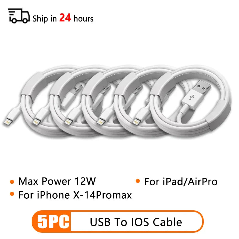 PD 60W USB-C to USB-C Fast Charging Cable – 2M Power Delivery Cord for iPhone 6-16 Series, iPad & USB-A Devices