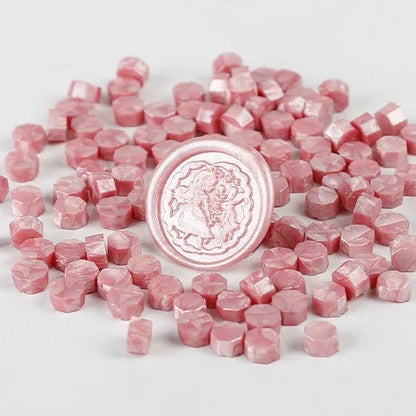 100Pc Retro Sealing Wax Beads – Seal Stamp for Wedding & Birthday Invitations, DIY Scrapbook Decoration & Crafting