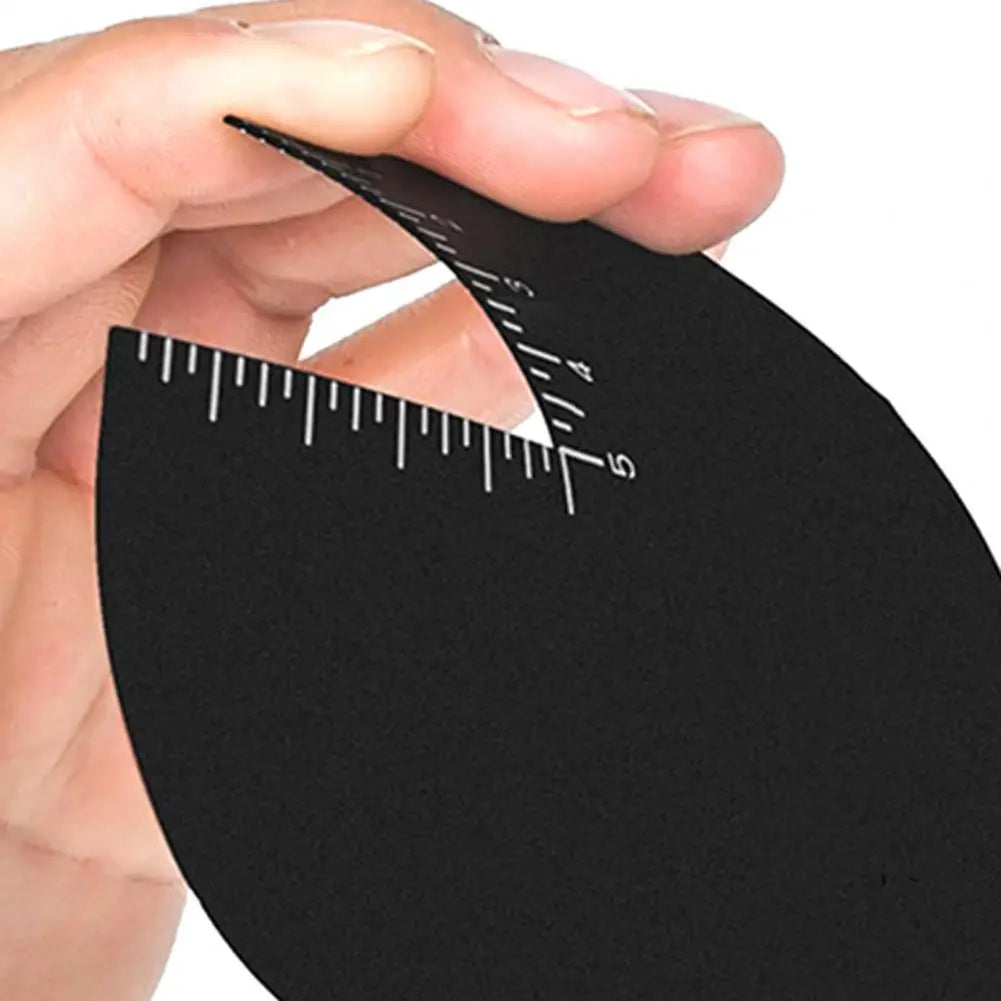 1/2Pcs Men’s Hair Styling Template – Barber Haircut Card with Measurement Indicator & Beard Lineup Guide