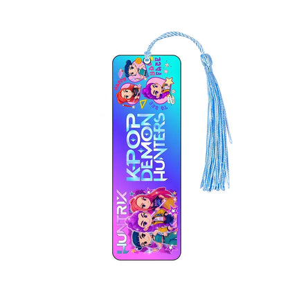 Kpop Demon Hunters Huntrix Cartoon Bookmarks – Cute Anime Stationery for Fans & Book Lovers