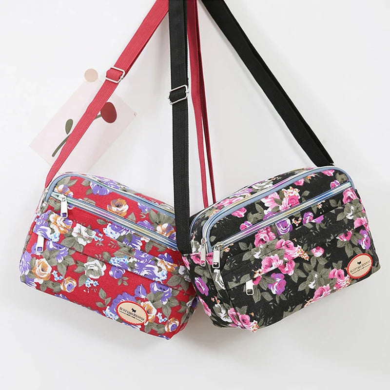 Women’s Canvas Tote Bag – Large Capacity Handbag, Messenger & Shoulder Bag for Commuting and Travel