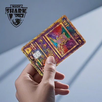 Magic Shark Holographic Laser Skin - Evil FBI Money Credit Bank Card Sticker Cover No Fade Protective Film