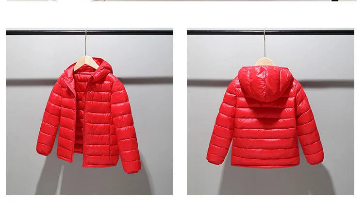 Kids Down Jackets for Autumn & Winter – Warm Coats for Boys & Girls (3-14 Years), Toddler Outerwear
