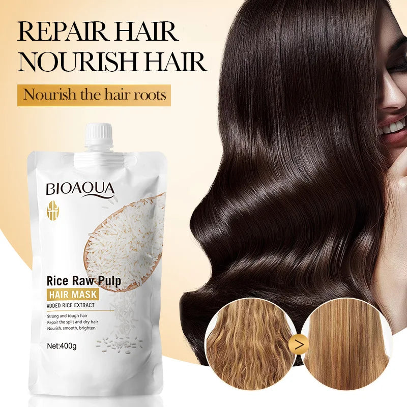 Keratin Hair Mask - 5-Second Repair Treatment for Damaged, Frizzy, Soft & Shiny Hair