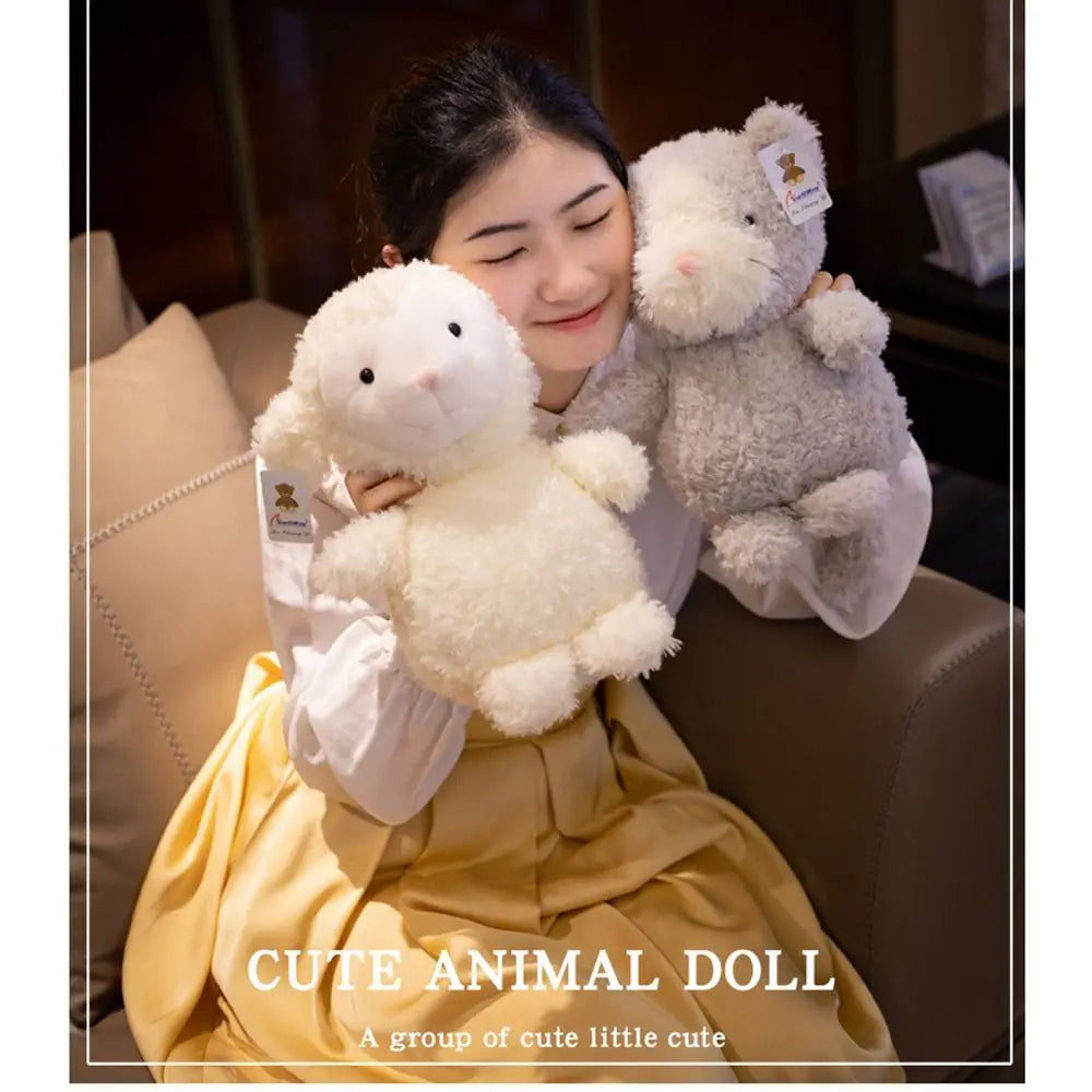 Kawaii Furry Plush Toys | Fox, Owl, Pig, Lamb, Chick & Duck Stuffed Animals for Kids & Adults