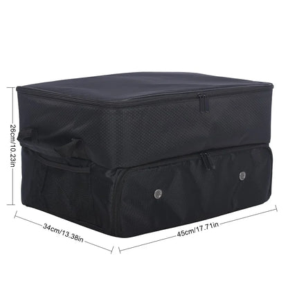 Golf Trunk Organizer – Waterproof Car Bag with Large Storage Box for Shoes, Balls, Tees, Clothes, Gloves & Accessories