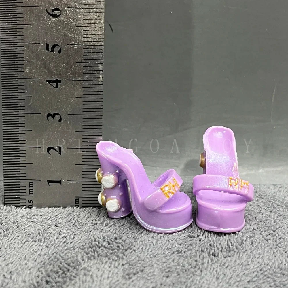 Original Rainbow School Doll – Multi-Style Shoes & DIY Dress-Up Accessories for Girls