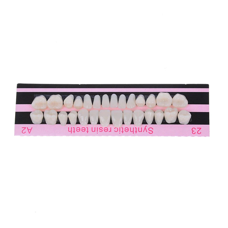 Ultra-Thin Resin Dental Veneers — Temporary Upper & Lower Teeth Whitening Veneer, Shade A2 (#23)