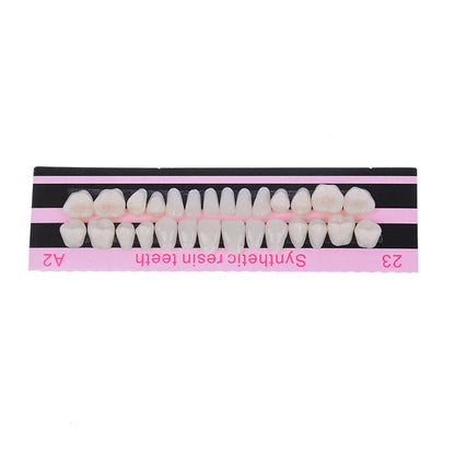 Ultra-Thin Resin Dental Veneers — Temporary Upper & Lower Teeth Whitening Veneer, Shade A2 (#23)