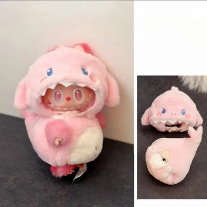 17CM Labubu Cute Milk Doll Clothes – Handmade Outfit Accessories for V1 & V3 Dolls